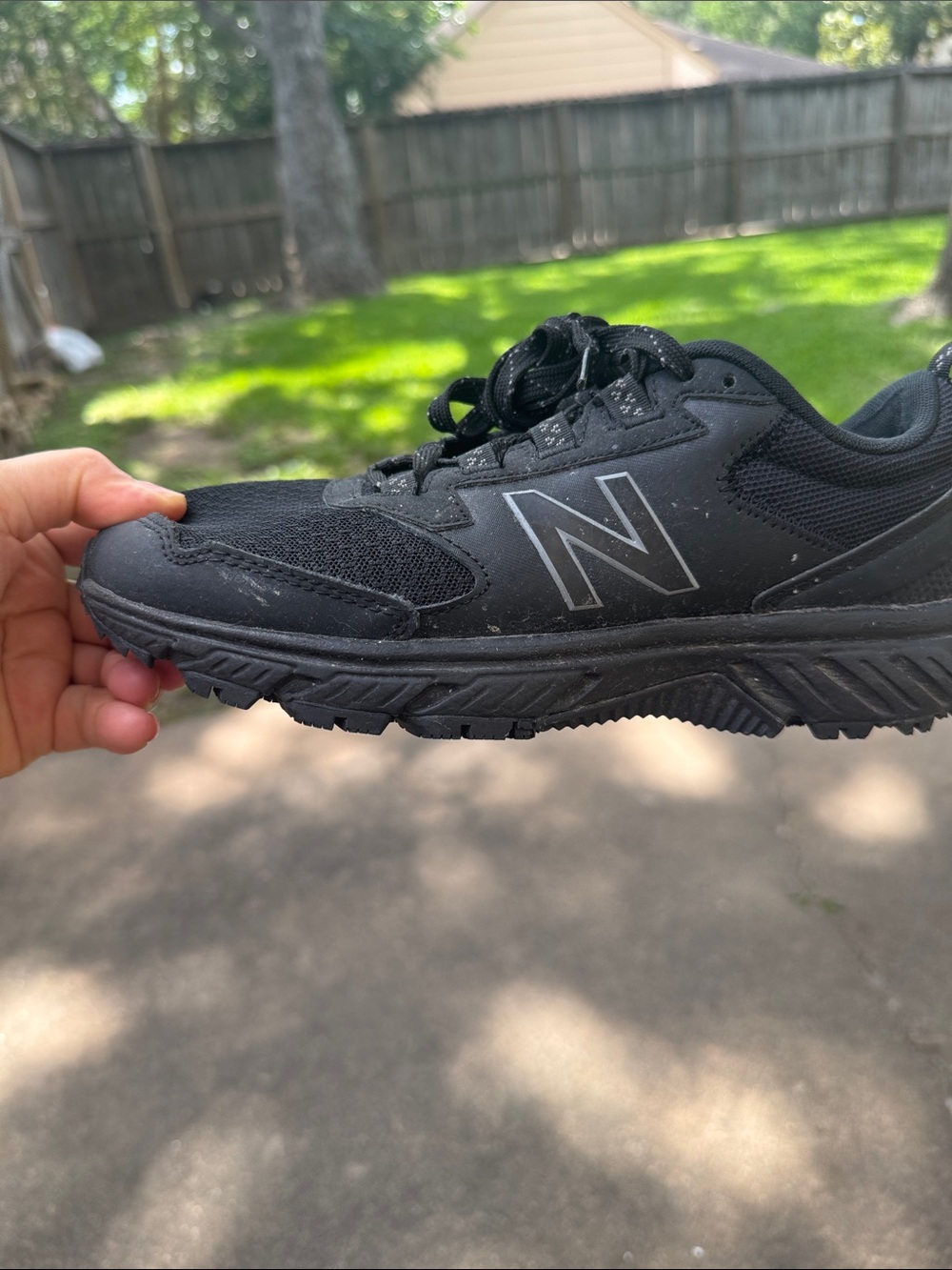 New Balance Black Men's Trail Runner Sneaker